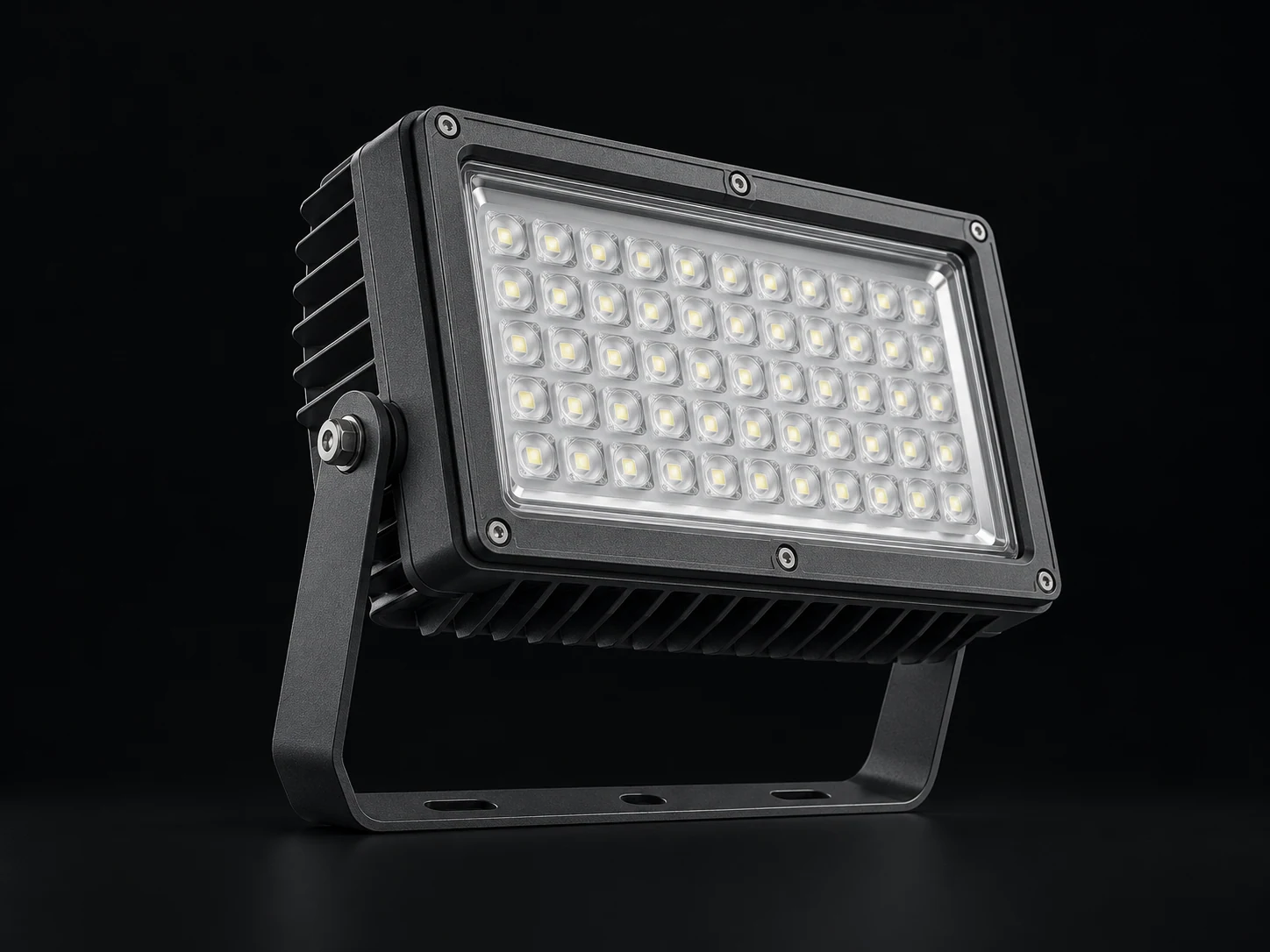 Ілюстрація прямокутного зовнішнього LED-прожектора