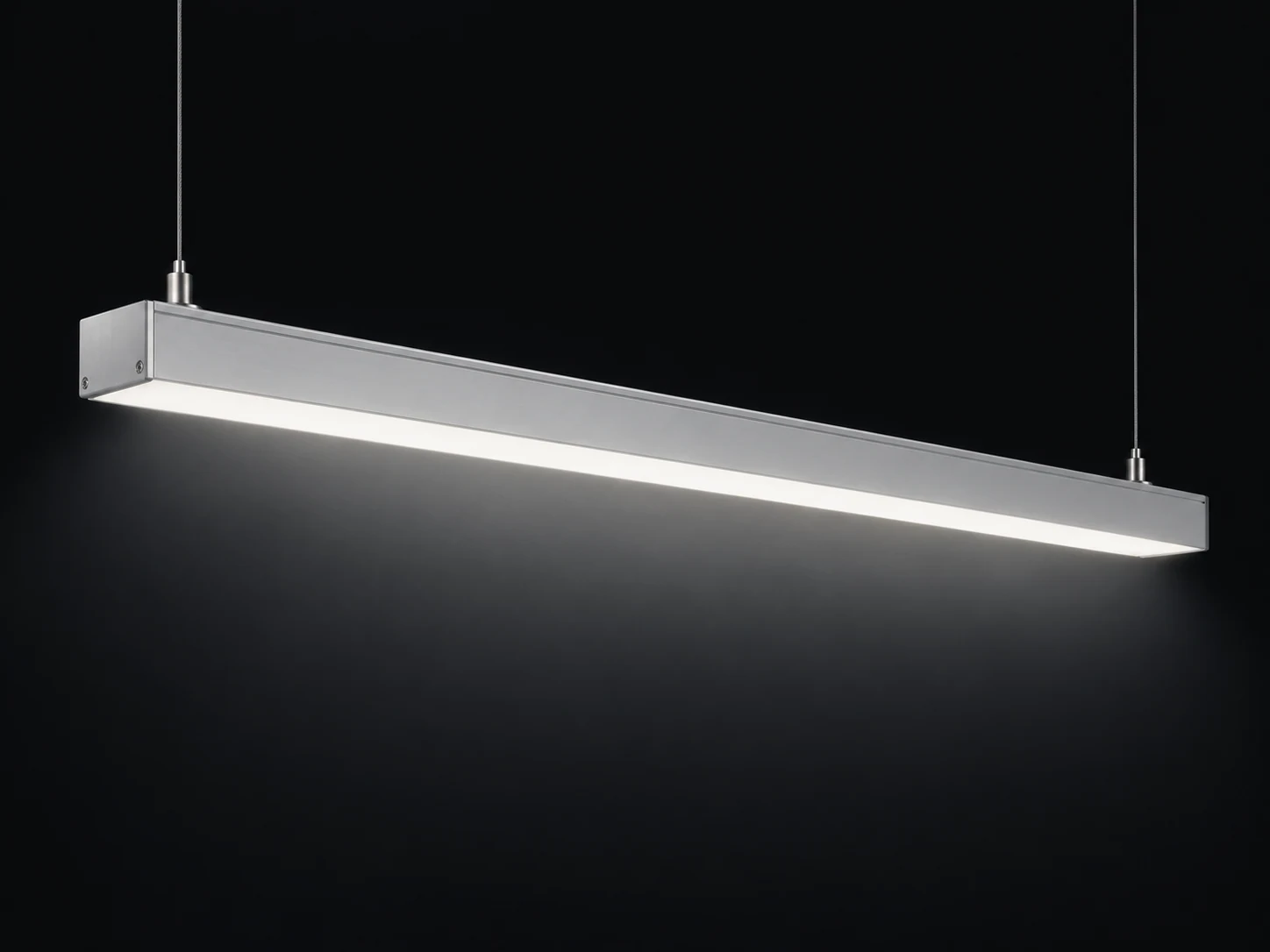 Ілюстрація підвісного лінійного LED-світильника